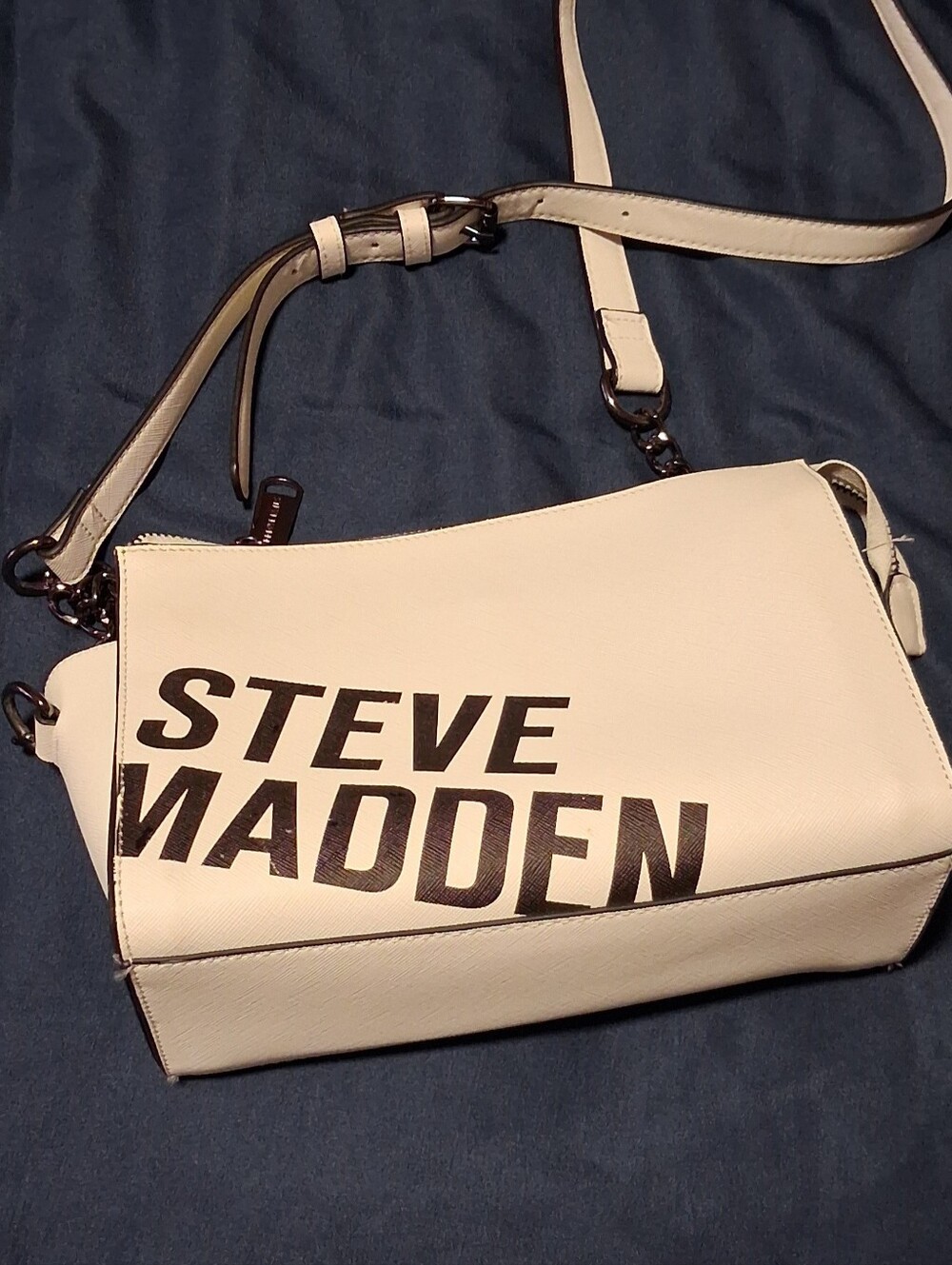 Steve Madden White Crossbody Bag